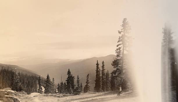 Film photo of a mountain pass