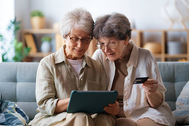 istock Women are doing online purchases 2220944513