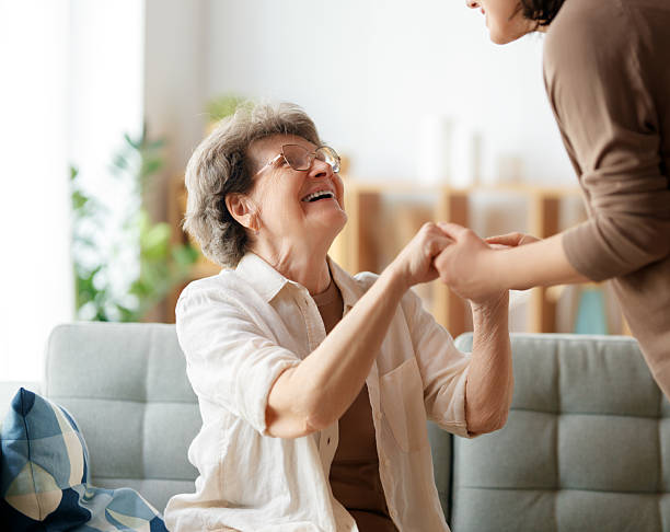 istock Happy patient and caregiver 2220944555