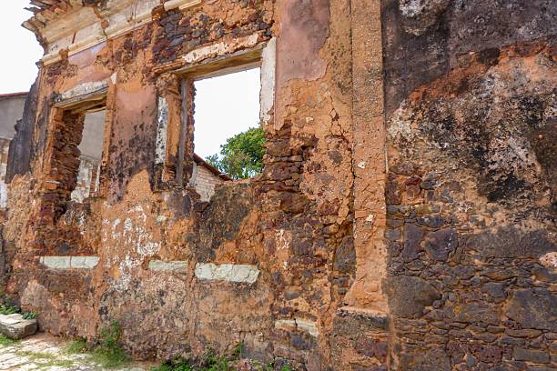 istock Ruins of an old house. 2220951131