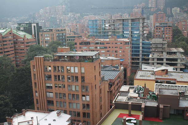 istock view from above in Bogota 2220954304