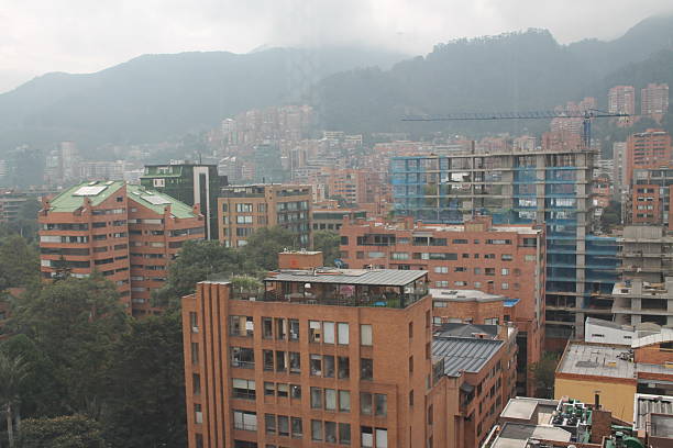 istock view from above in Bogota 2220954309