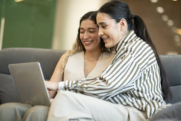 istock couple of women talking about projects 2220961220
