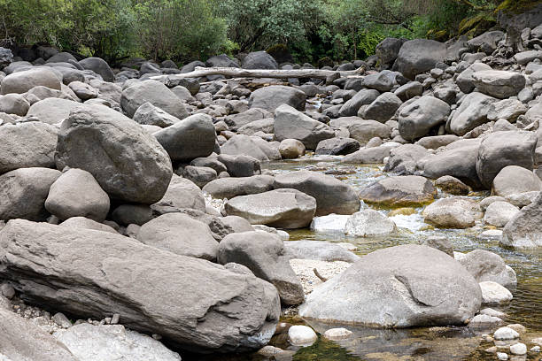 istock Rocky Riverbed with Shallow Water 2220962700