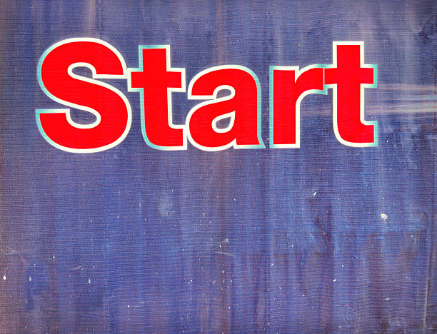 Start single word on wall with copy space