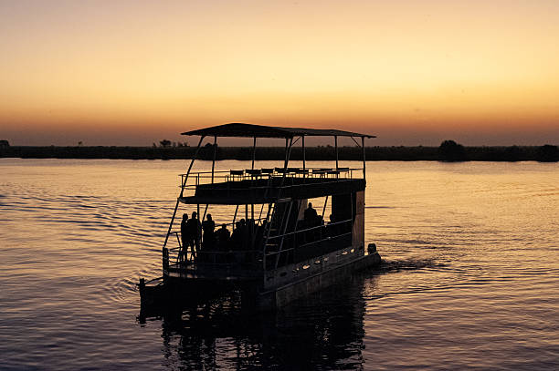 istock Sunset cruis on the Chobe river 2220975701