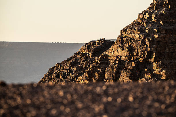 Fish River canyon detail at dusk