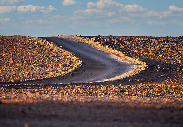 Dirt road along the Fish river canon cliff
