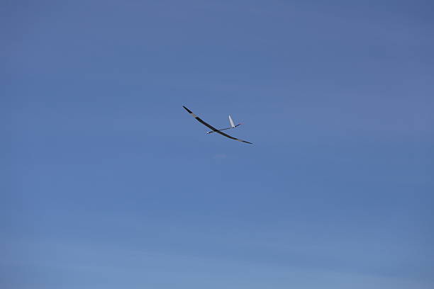 istock Photo of remote controlled glider in the sky 2220982101