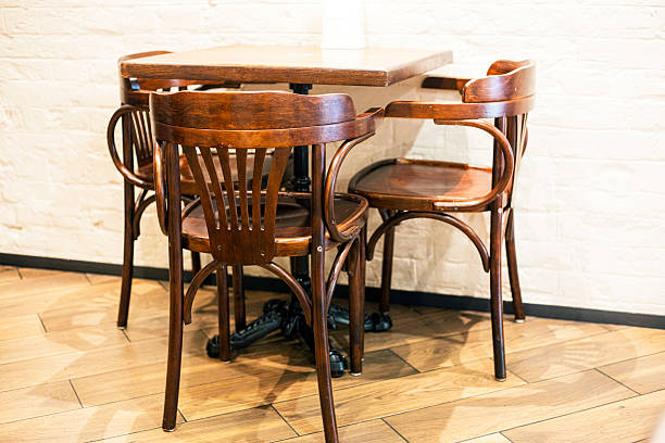 Cozy eco interior in a cafe. Modern eco interior