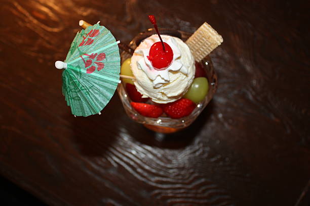 Parfait at a cafe in South Korea