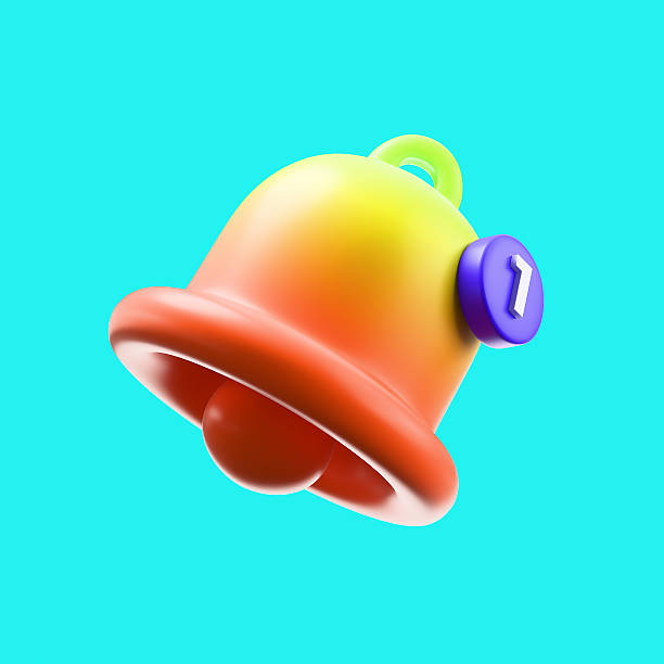 istock 3D illustration of a bell with a notification bell 2220997635
