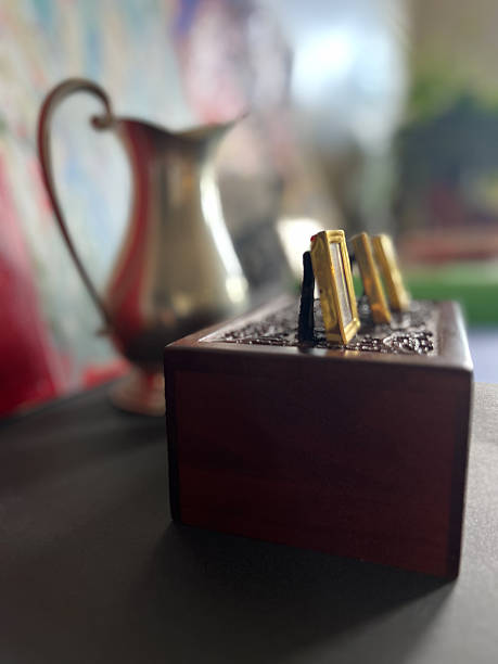 istock Box of Pet Ashes on a Shelf 2221000954