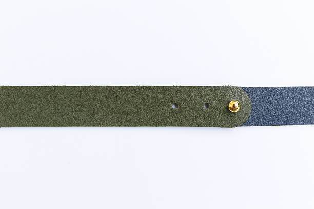 istock dark green and blue leather strap isolated on white background 2221003034