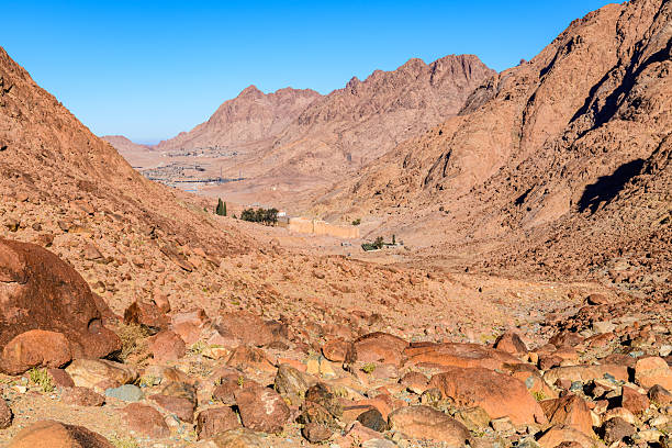 istock View on a Saint Catherine's Monastery. Sinai Peninsula, Egypt 2221009878