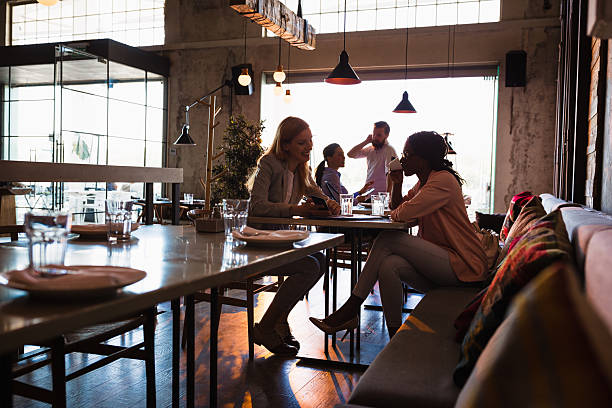 Casual Dining Experience in Modern Restaurant