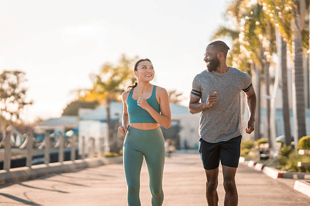 istock Active Jogging Duo on San Diego Street 2221024861