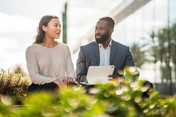 istock Professional Meeting Outdoors 2221025056