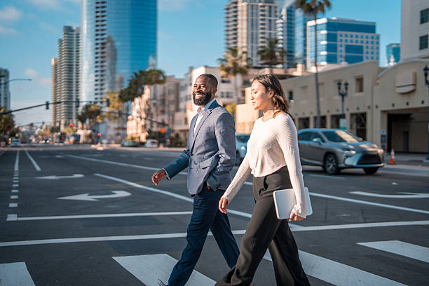 istock Dynamic Business Duo Navigates San Diego Streets 2221025072