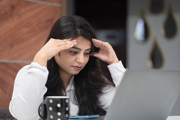 istock Stressed Indian Businesswoman Facing Work Pressure 2221031233
