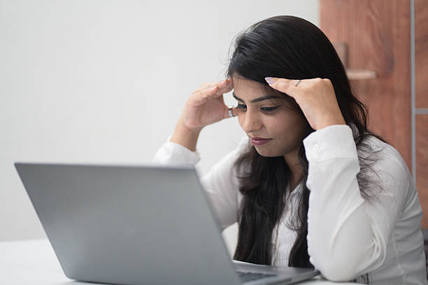 istock Stressed Indian Businesswoman Facing Work Pressure 2221031344