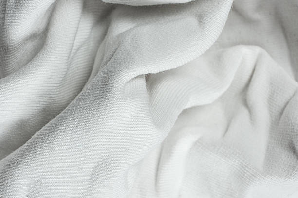istock Macro Texture of Stretch Cotton Fabric with Soft Elastic Weave. 2221036049