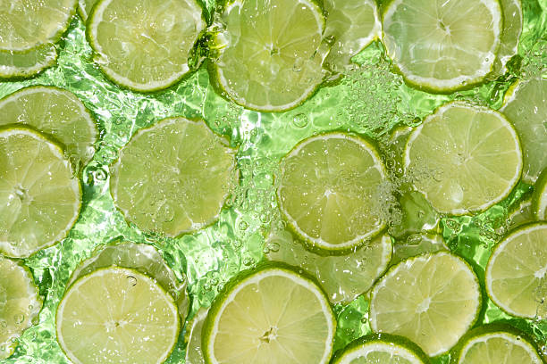 istock Citrus Lime Splash In Water. Tropical Summer Vibes. 2221042015