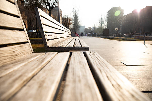 istock bench on the street 2221050130