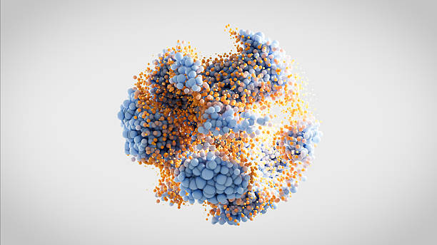 Colorful spheres forming an abstract cloud shape on white background