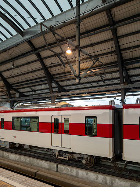 istock Commuter Train at Bustling Urban Station. 2221056185