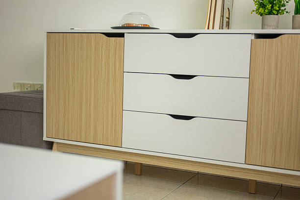 istock A Study in Minimalism: Clean Lines, Neutral Tones, and the Subtle Charm of a Modern Sideboard 2221059191