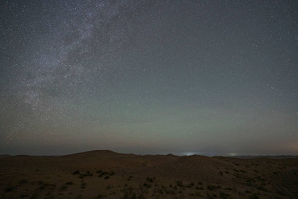 istock Beautiful night sky in the desert, Milky Way 2221061274