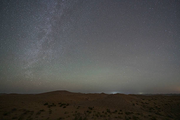 istock Beautiful night sky in the desert, Milky Way 2221061275
