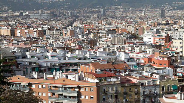 istock Barcelona city view from above. Catalonia. 2221067746