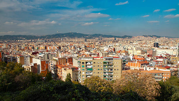 istock Barcelona city view from above. Catalonia. 2221067752