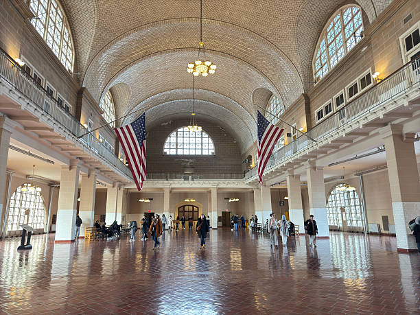 Many of the early immigrants came here to enter the United States.