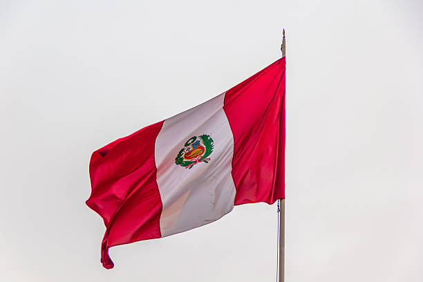 Canadian Flag on Curtain
