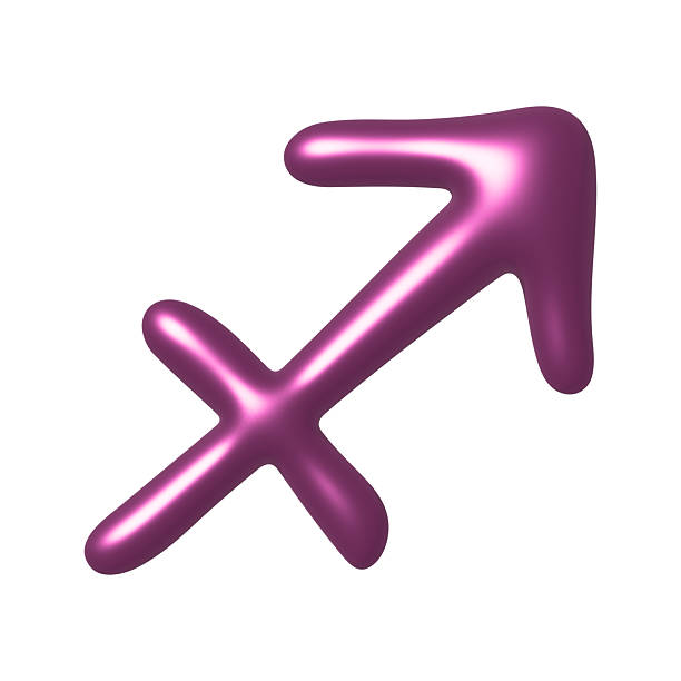 3d sagittarius zodiac sign Astrology clipart Element for design