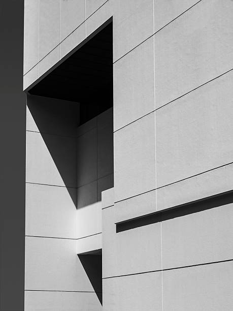 istock Cement concrete wall Shade shadow contrast Industry background 2221097495