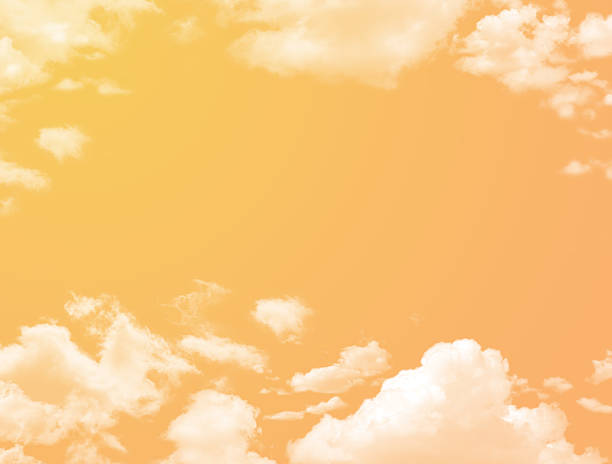 istock Yellow Sunset Sky Background,Sunrise cloud Orange,Yellow in morning Summer,Vector sunny Autumn,Nature landscape field in evening.Winter sunlight, illustration Horizon Spring sundown by Sea Beach 2221100176