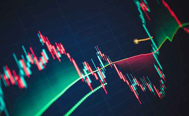 istock forex or crypto trading chart showing price movement, trend lines, and technical indicators with support and resistance lines for financial analytics, ai signals, and investing 2221100995