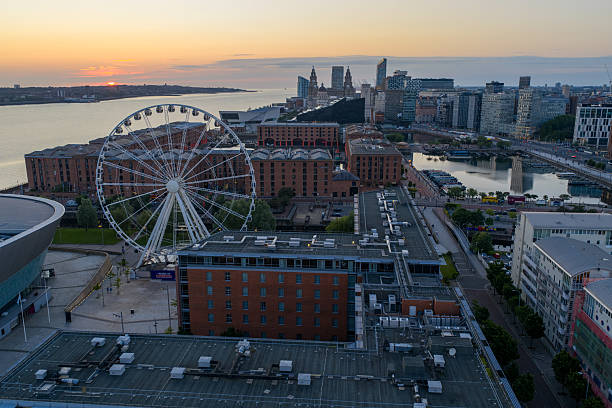 istock Liverpool cityscape at Sunset 2221108141