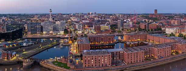 istock Liverpool aerial image at golden hour 2221108427