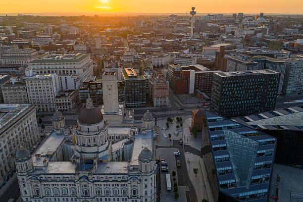 istock Liverpool cityscape at Sunrise 2221108812