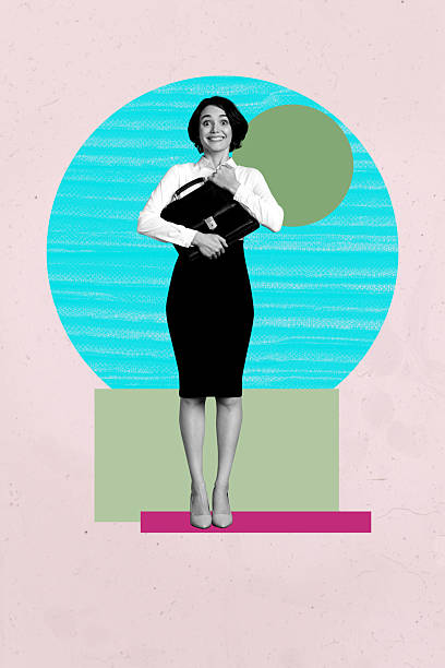 istock Image vertical photo pop collage of happy girl guy send receive message notification speech chat networking dialogue gearwheel 2221110471