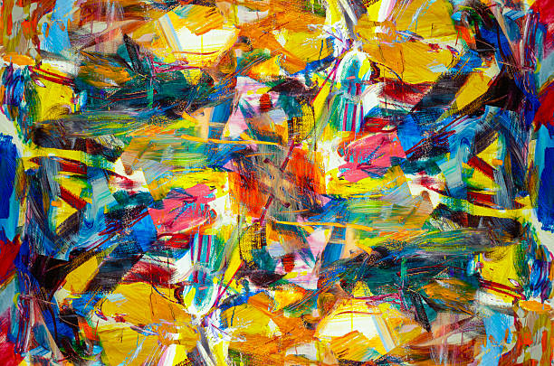 istock Colorful Abstract Art Painting 2221114756