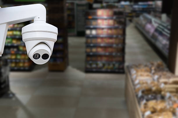 istock CCTV system security and blurred defocused background of supermarket interior 2221120980
