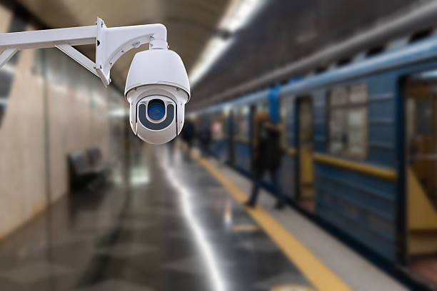 istock CCTV Camera security operating on subway station platform.underground railways station 2221120997