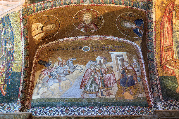 istock Magi before King Herod Mosaic, Inner Narthex, Chora Museum, Istanbul 2221133375