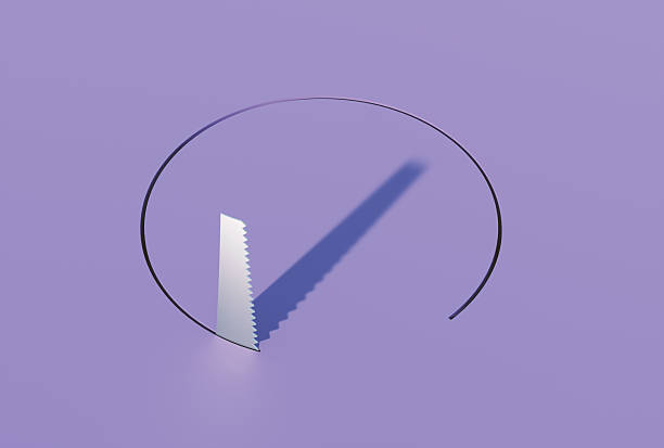 3D Rendering of Cylinder Shape Wave Pattern, Abstract Background, Neon Lights